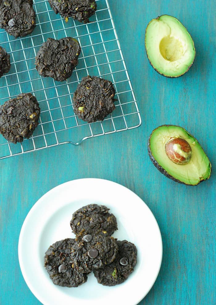Avocado Chocolate Chip Cookies - grain free cookies without all the added sugar and carbs!
