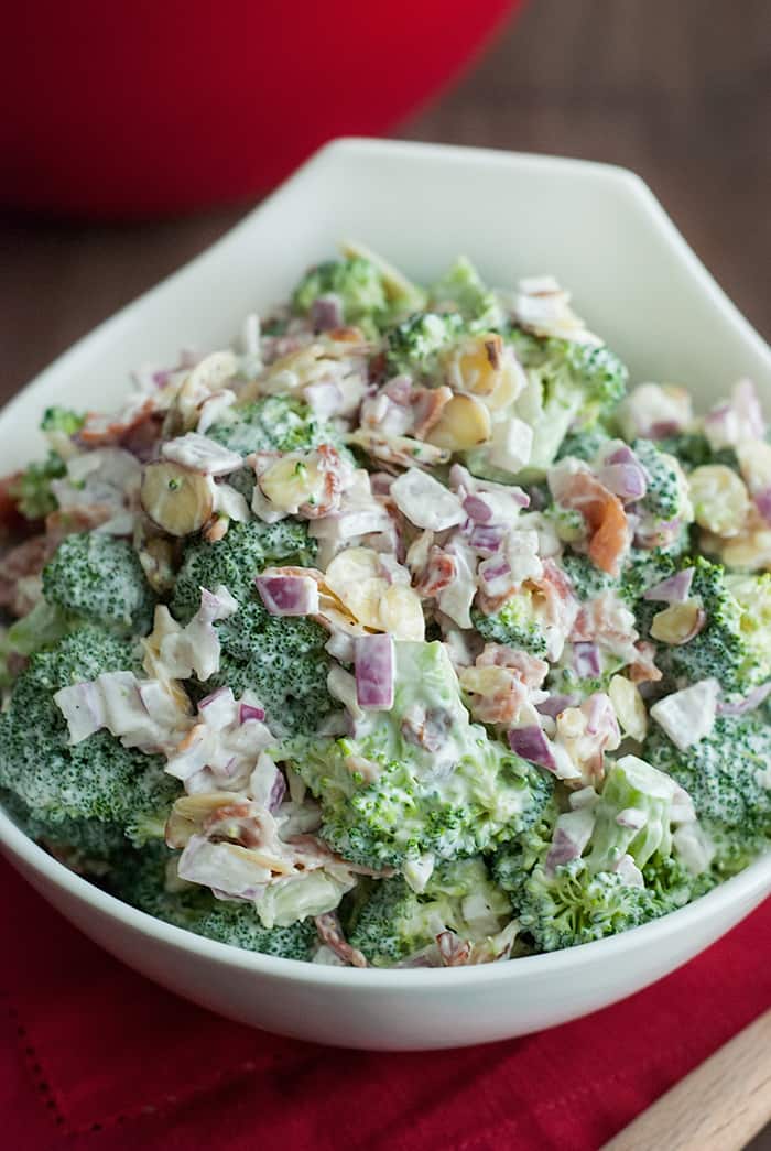 Low Carb Broccoli Salad - Easy Keto Recipe - The Low Carb Diet