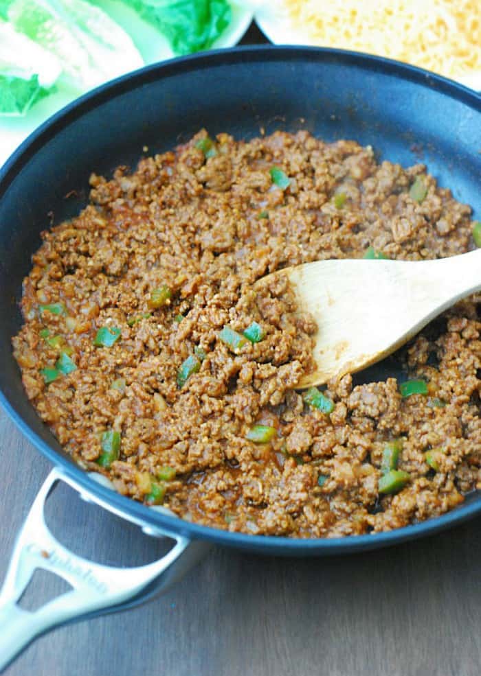 Sloppy Joes - perfect as a quick meal and it's still pretty healthy and low carb.