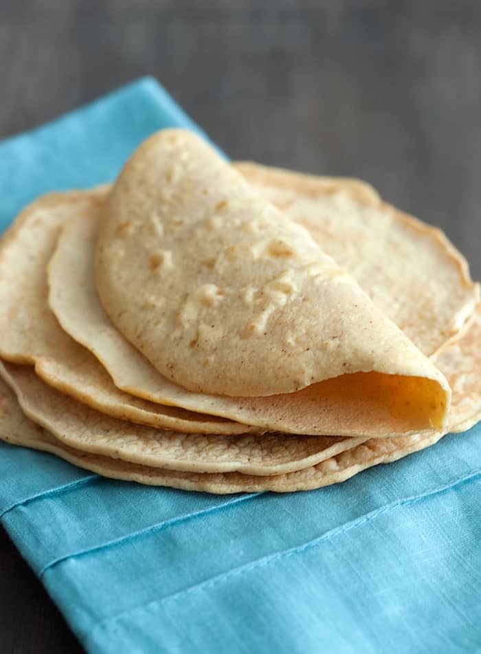 Low Carb Tortilla Recipe - simple and delicious tortillas that make for great tacos and burritos.