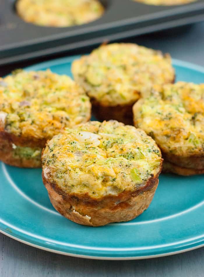 Broccoli Cheese Quiche - This quick and easy breakfast takes minutes to prepare and seconds to devour. And it's totally low carb.