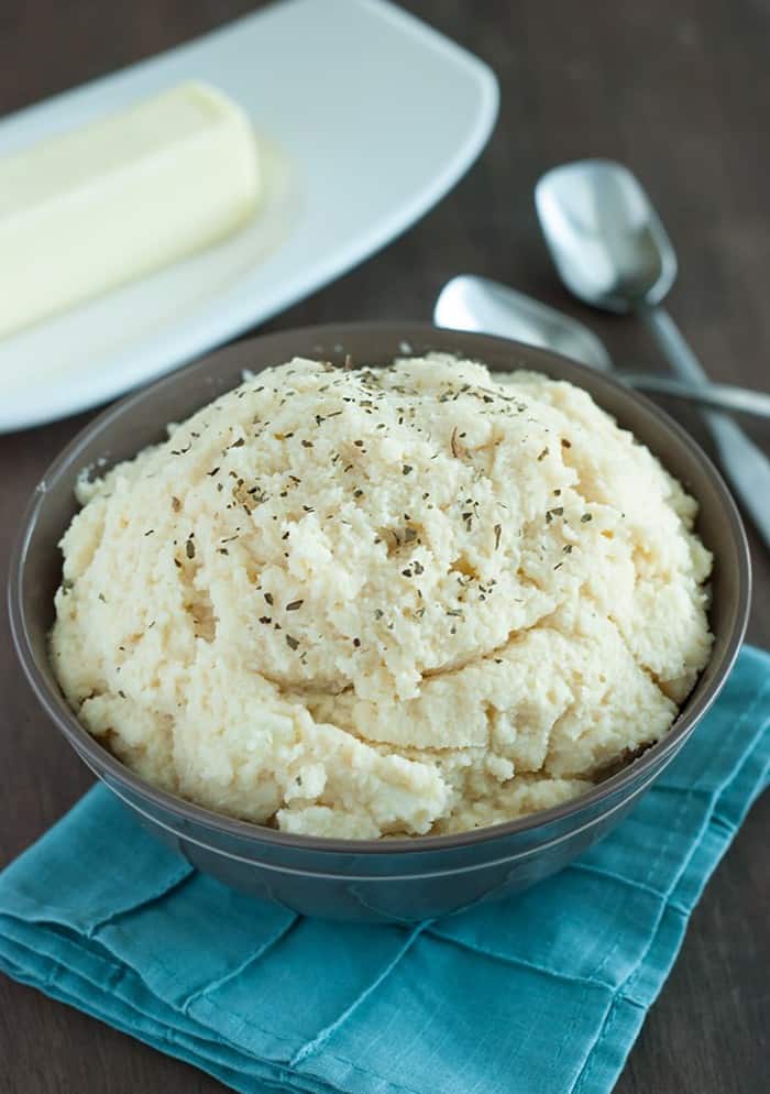 Cauliflower Mashed Potatoes - You'll wonder why you ever ate regular mashed potatoes! 