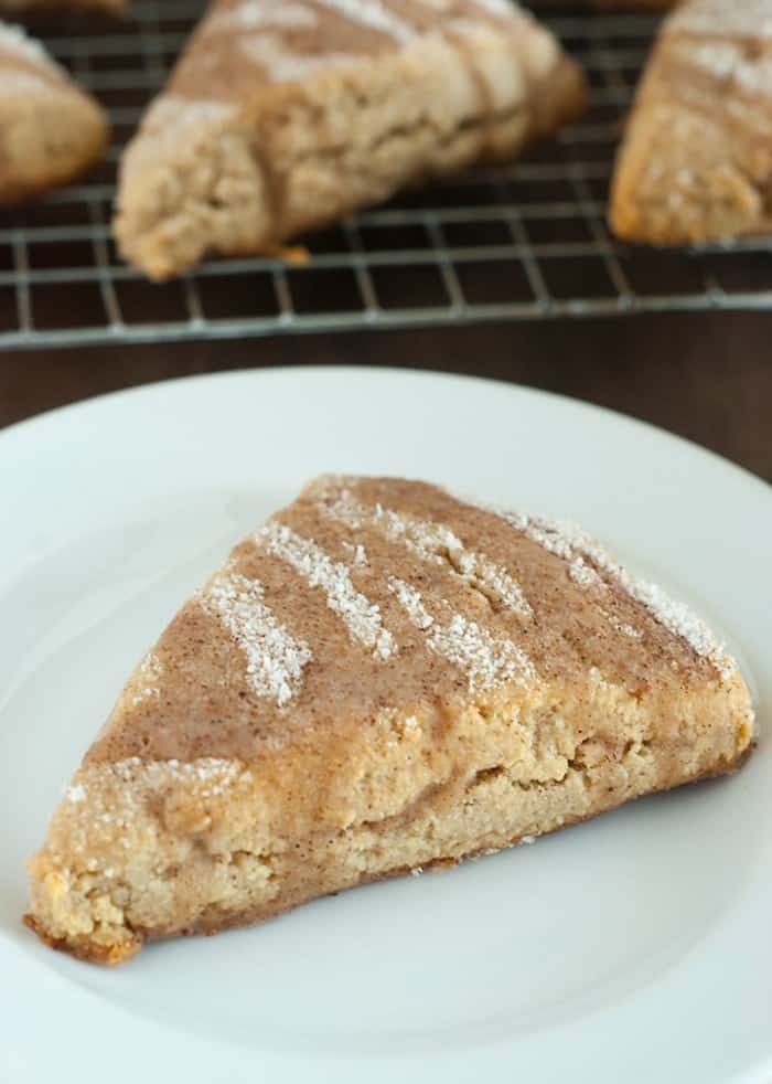 Cinnamon Scones Recipe - Best scones I've ever had yet! If you snickerdoodle cookies this is a must try! 