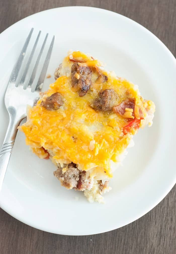 Quick Breakfast Casserole - I've been looking for a recipe like this, now I've got it (seriously easy and super tasty)
