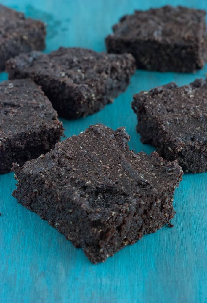 Low Carb Brownies - chocolaty goodness with a healthy twist.