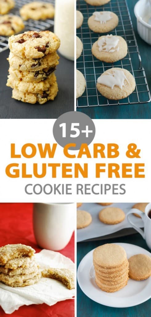 Over 15 low carb cookie recipes that are so delicious, you'd never guess that they're really low carb.