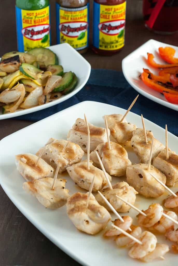 Low Carb Grilling with Chicken & Shrimp