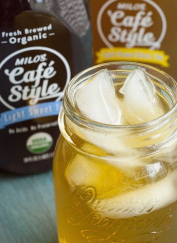 Milo's Cafe Style Tea - A cool & refreshing choice to when relaxing in the Summer sun.