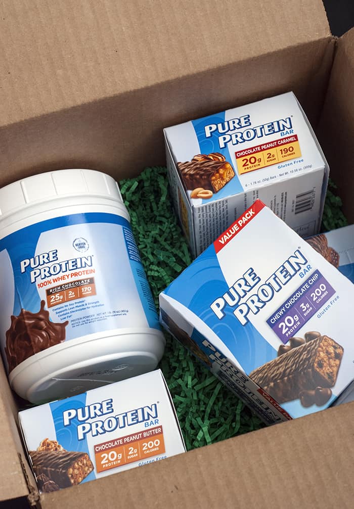 Pure Protein's tasty and easy to enjoy protein products include protein bars, shakes and powders.