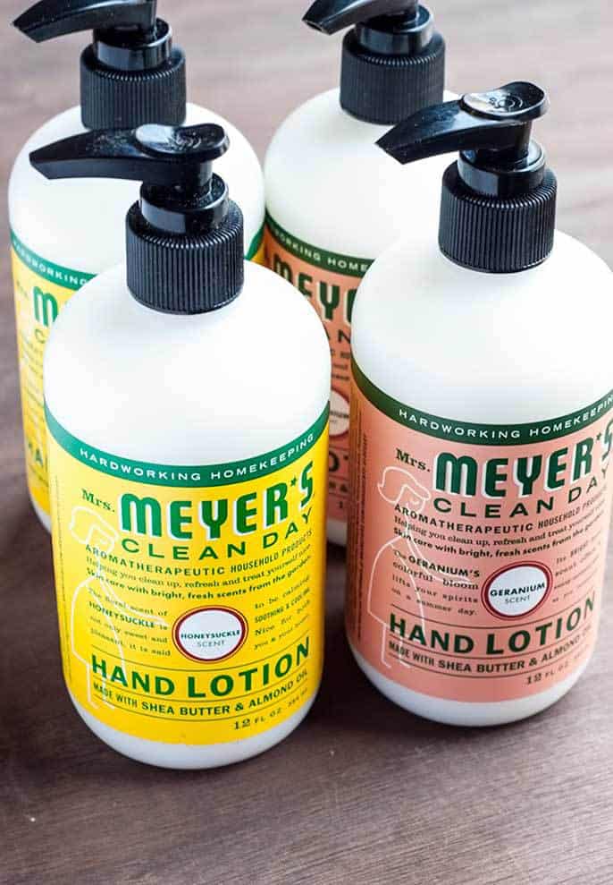Some of my personal Mrs. Meyer's products that are sure to win you and your hands over. Read more to find out for yourself! 